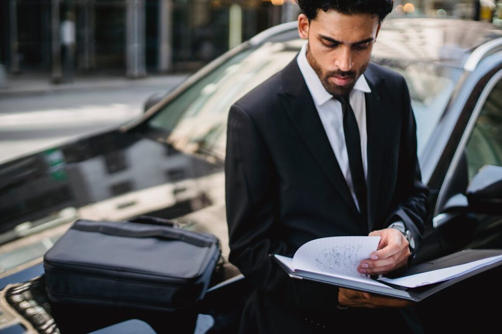 A man locked out of his keyless car